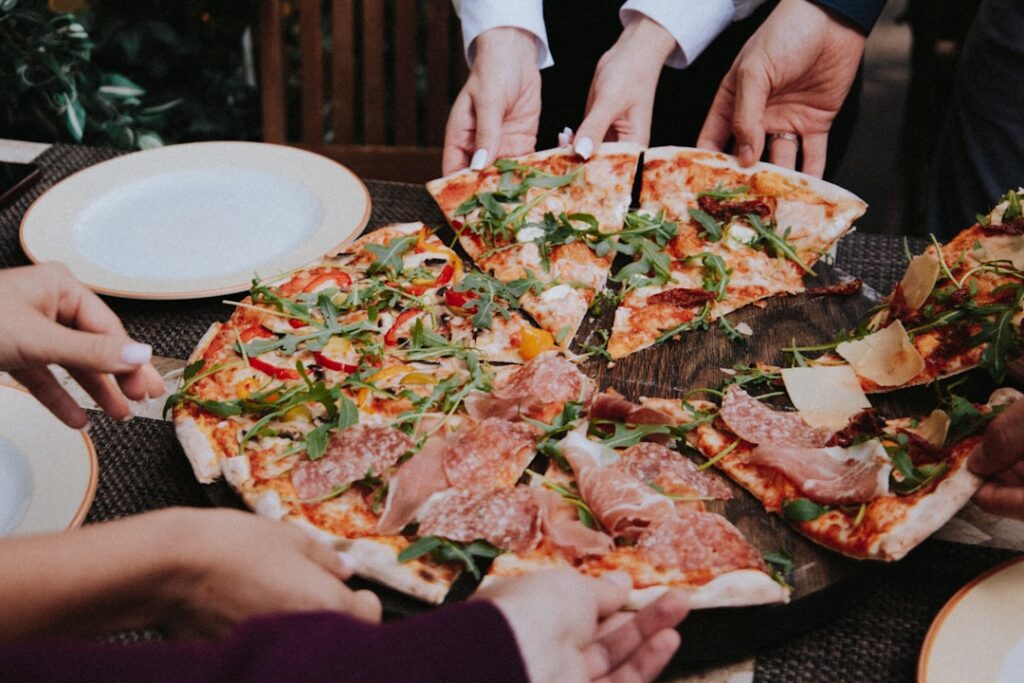 Photo Pizza, Pepperoni, Cheese, Crust, Oven, Slices